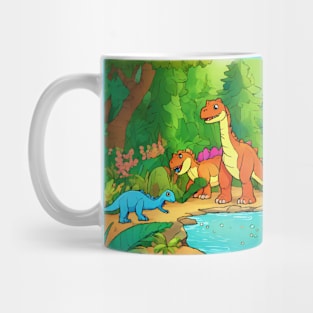 3d realistic art for children coloring illustration Mug